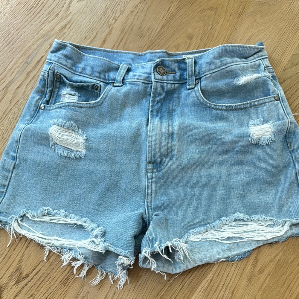Women's Distressed Denim Shorts